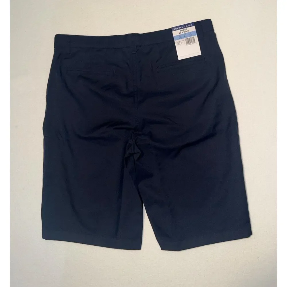 French toast kids New navy blue shorts with adjustable waistband